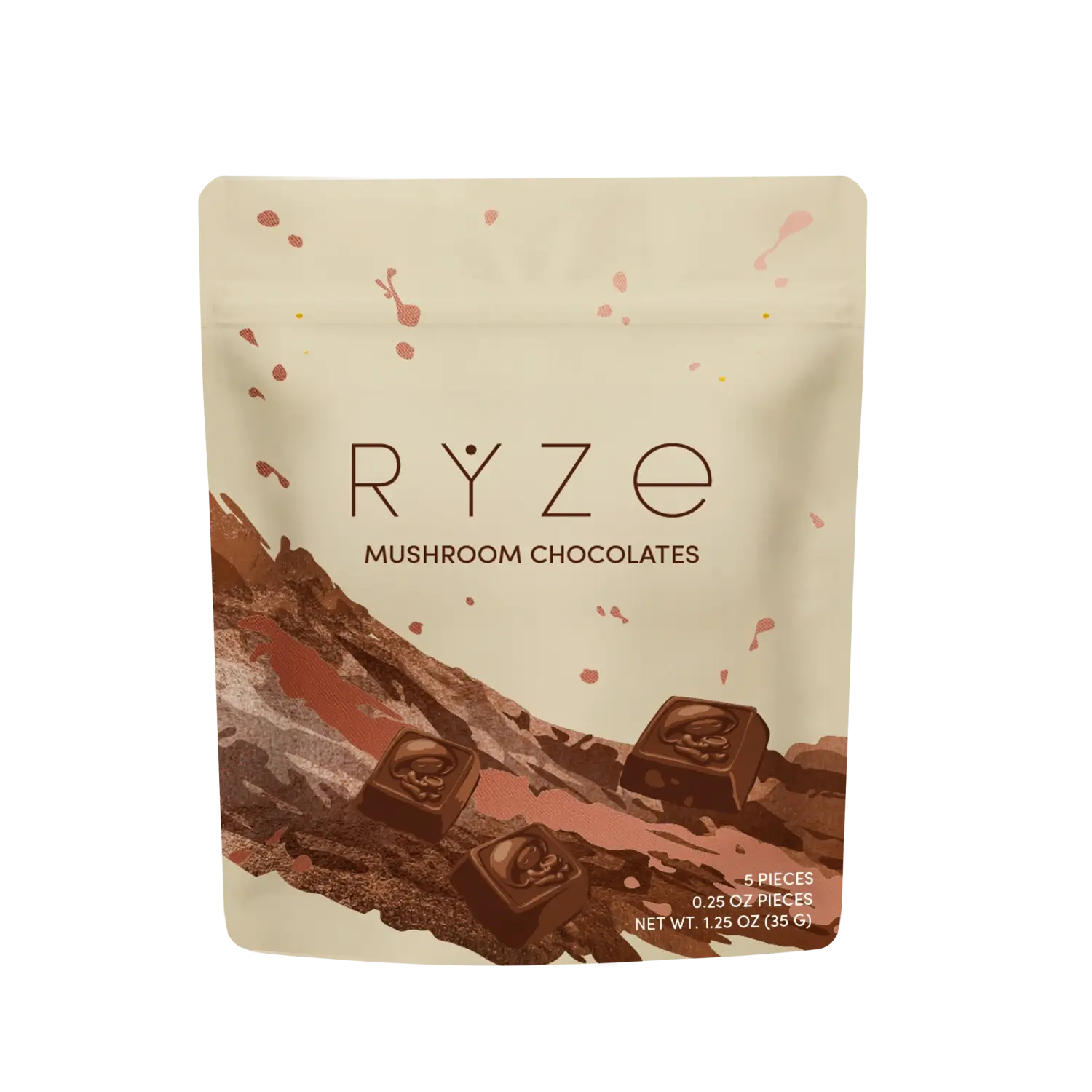 FREE Mushroom Chocolates Rye (5 pieces) O1