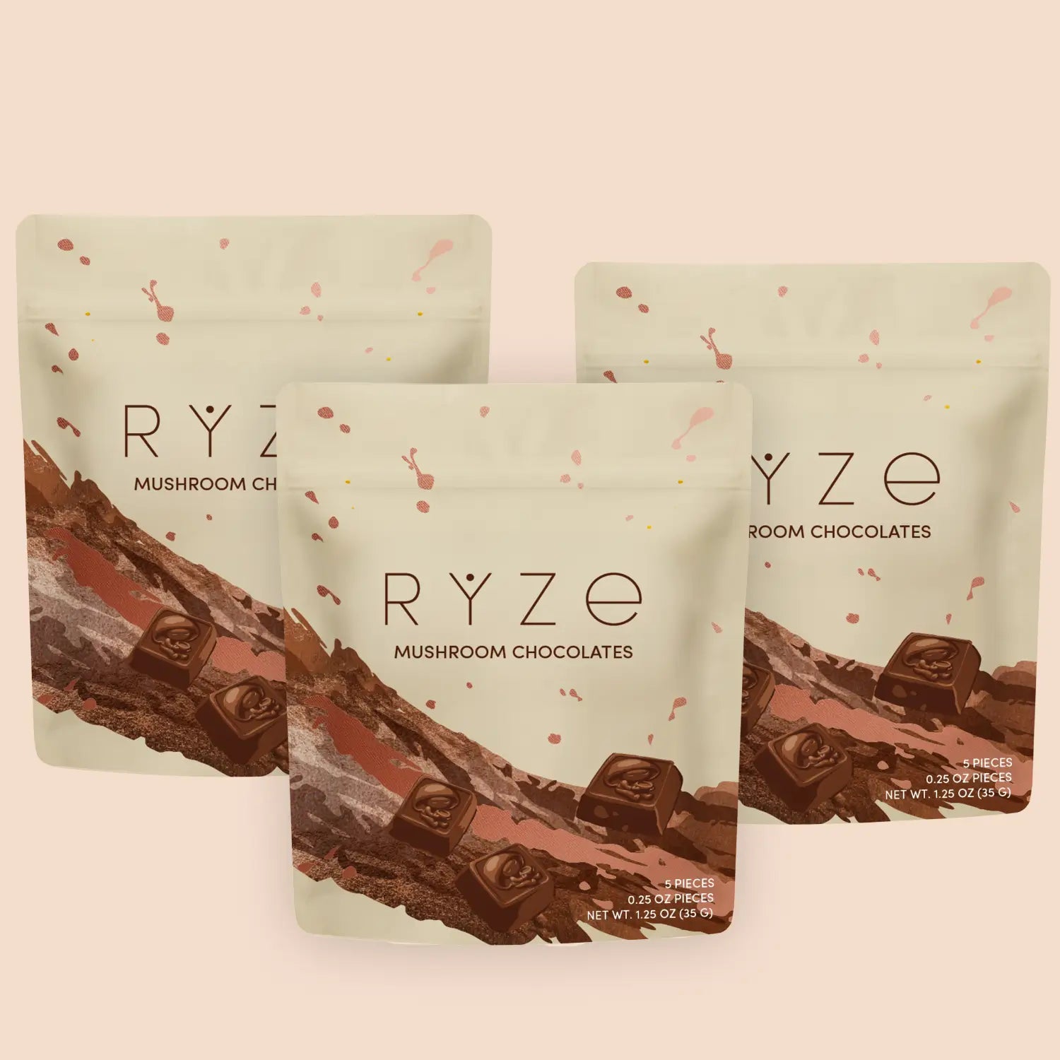Mushroom Chocolates Rye (15 pieces) Q3