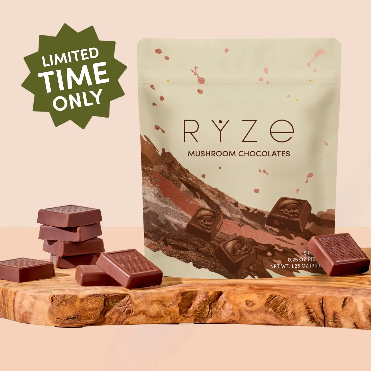 Mushroom Chocolates Rye (15 pieces) Q3