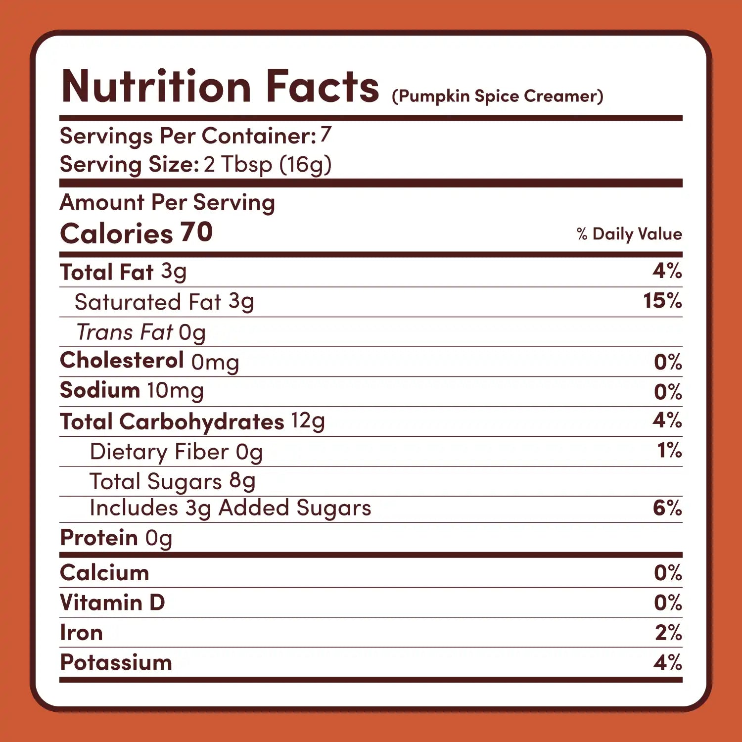 Pumpkin Spice Superfood Creamer Add-On (SPECIAL PRICING) W7