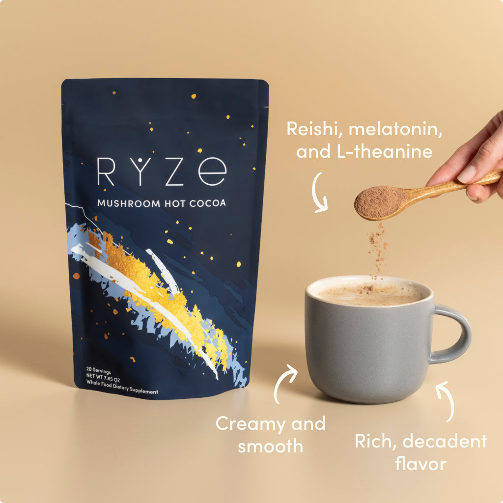 RYZE Nighttime Mushroom Cocoa Starter Bag I3