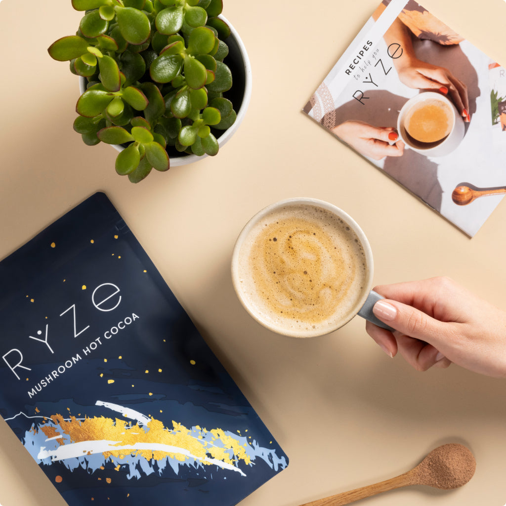 RYZE Nighttime Mushroom Cocoa Starter Bag I3