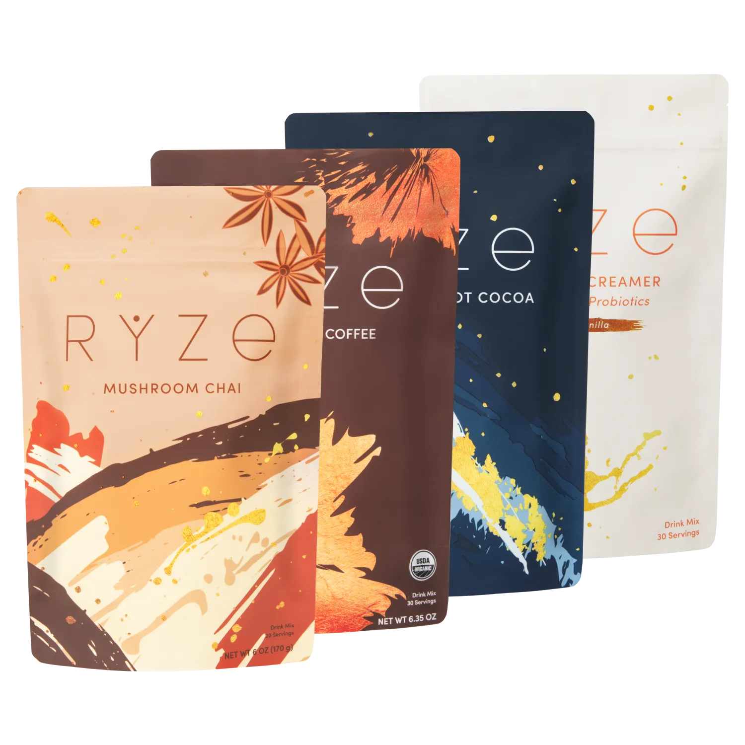 Ultimate Elevate + Unwind Bundle: Chai + Coffee + Cocoa M0