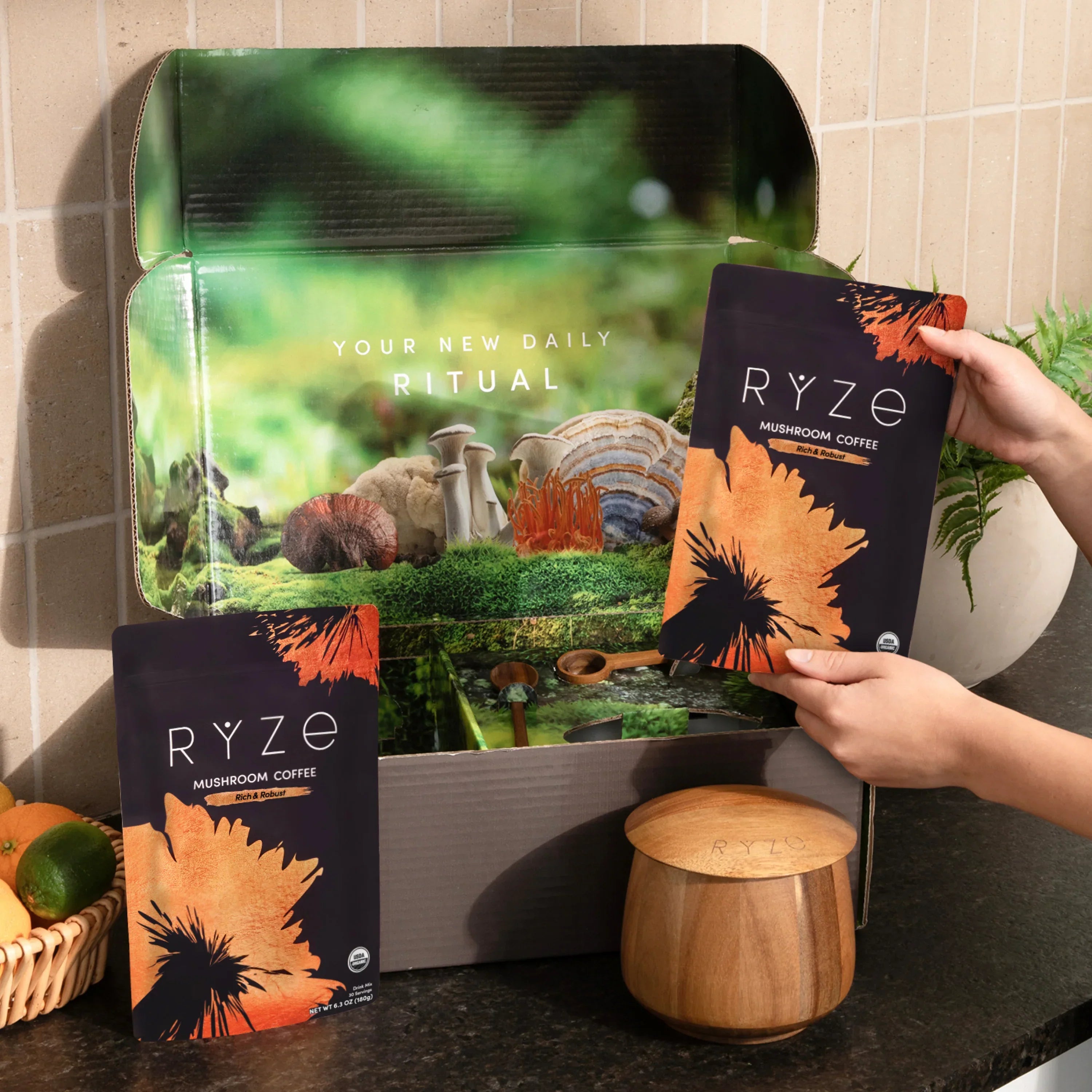 RYZE Ritual Set Dark Roast (90 Day Plan) Z4