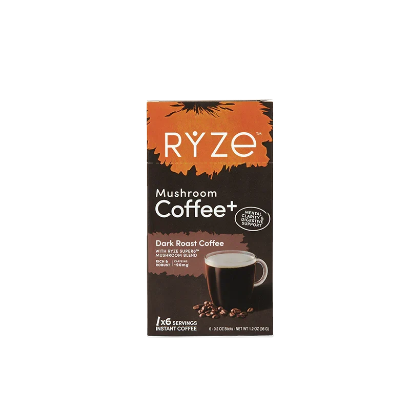 Dark Roast Mushroom Coffee Carton T0