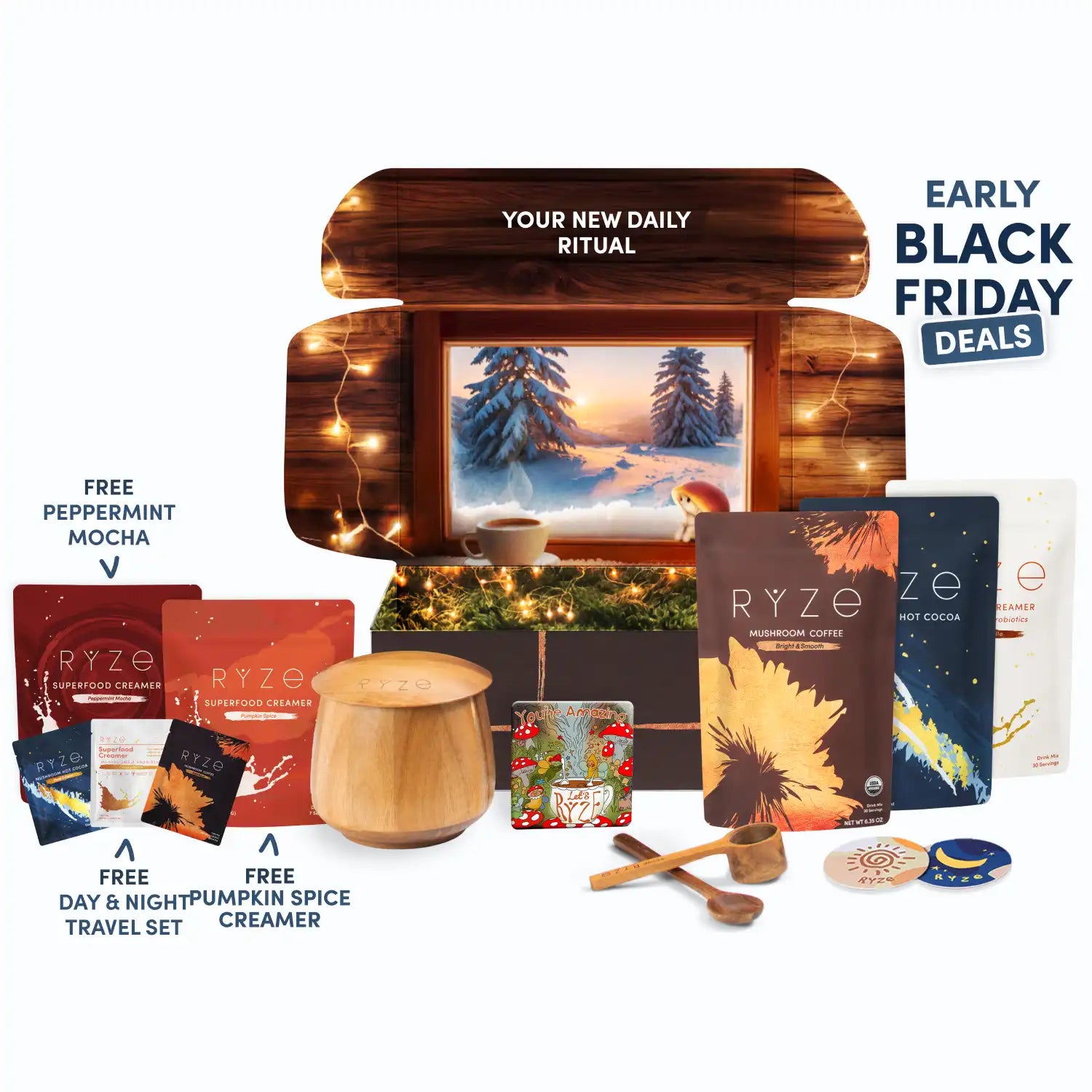RYZE Ritual Set: Cocoa + Coffee P6