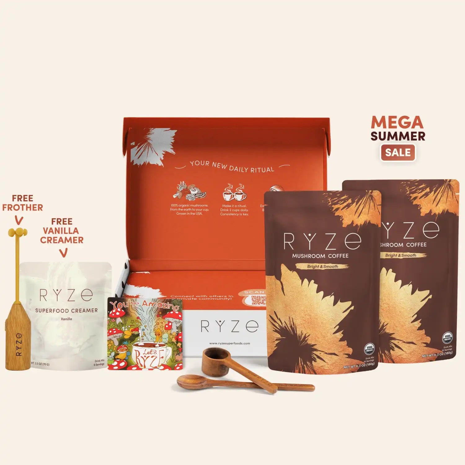 Mushroom Coffee Starter Kit (60 servings) T5