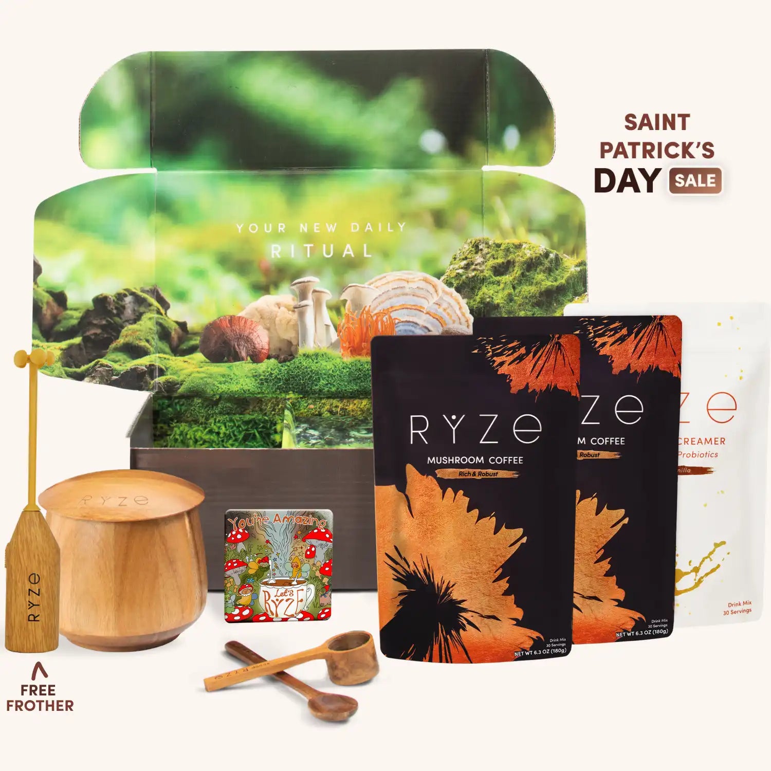 Mushroom Coffee Ritual Set R1
