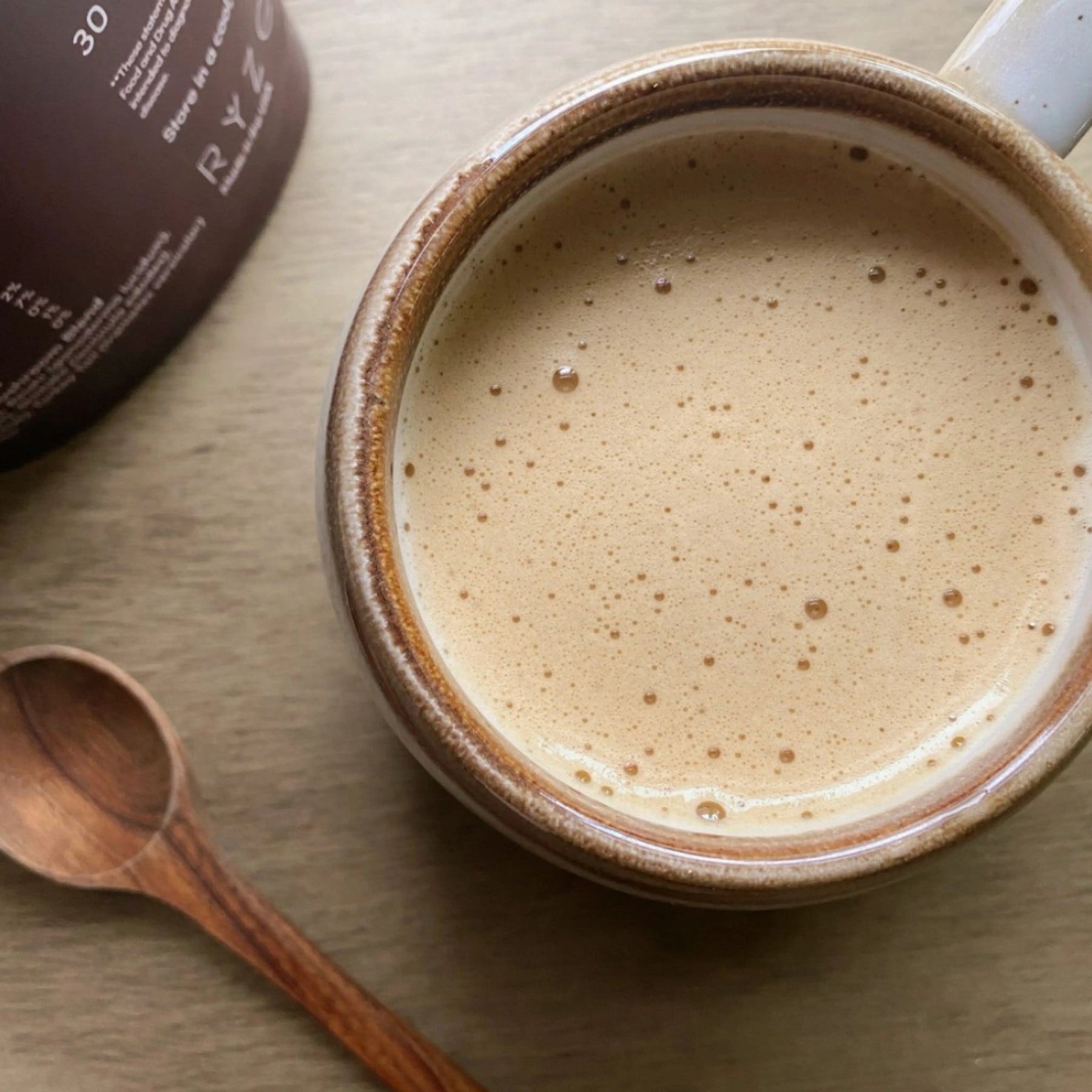 RYZE Mushroom Coffee — Organic Instant Coffee with Cordyceps & Reishi, 30 Servings E5