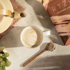 RYZE Mushroom Chicory — Organic Instant Chicory with Shitake & Lions mane, 30 Servings Y5