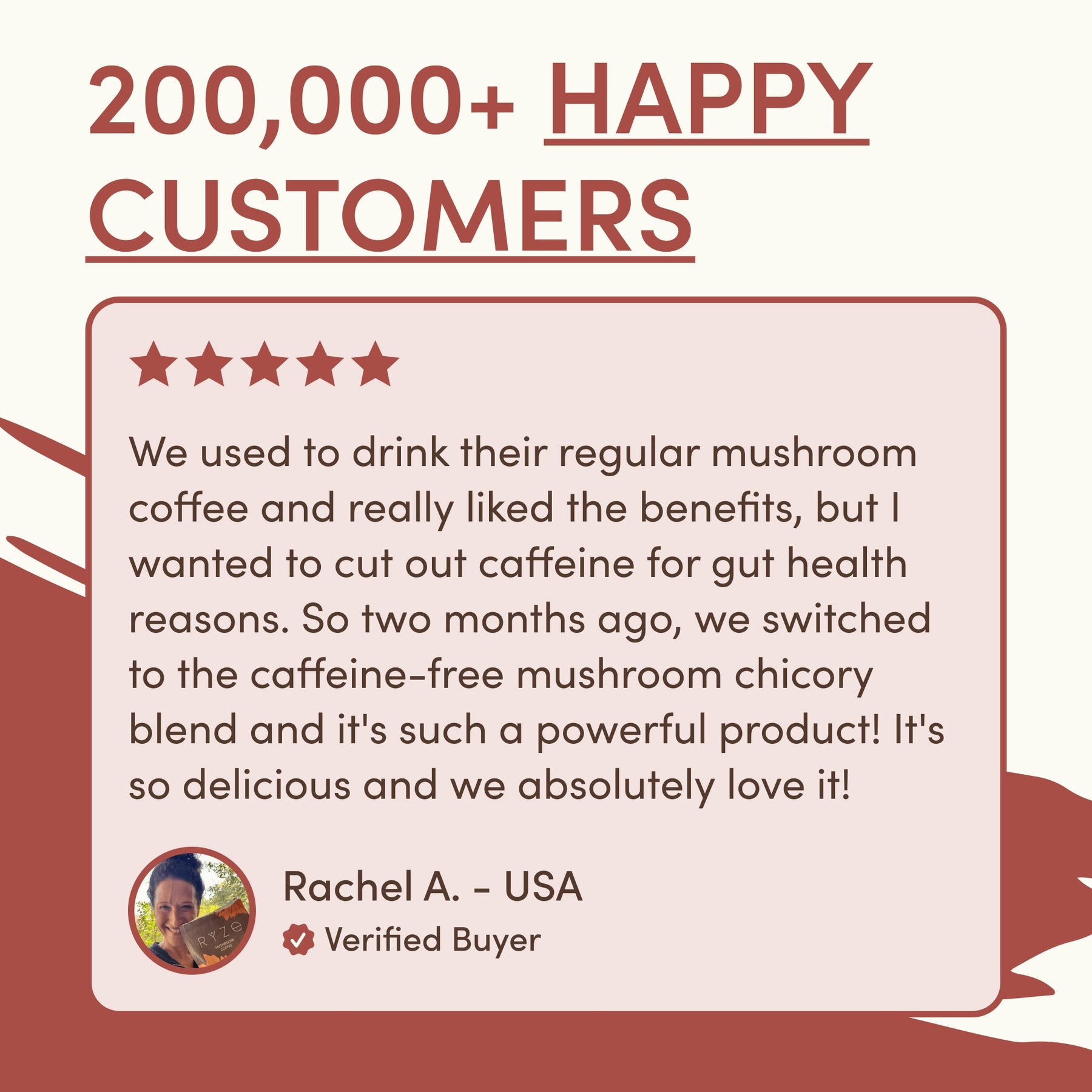 RYZE Mushroom Chicory — Organic Instant Chicory with Shitake & Lions mane, 30 Servings Y5