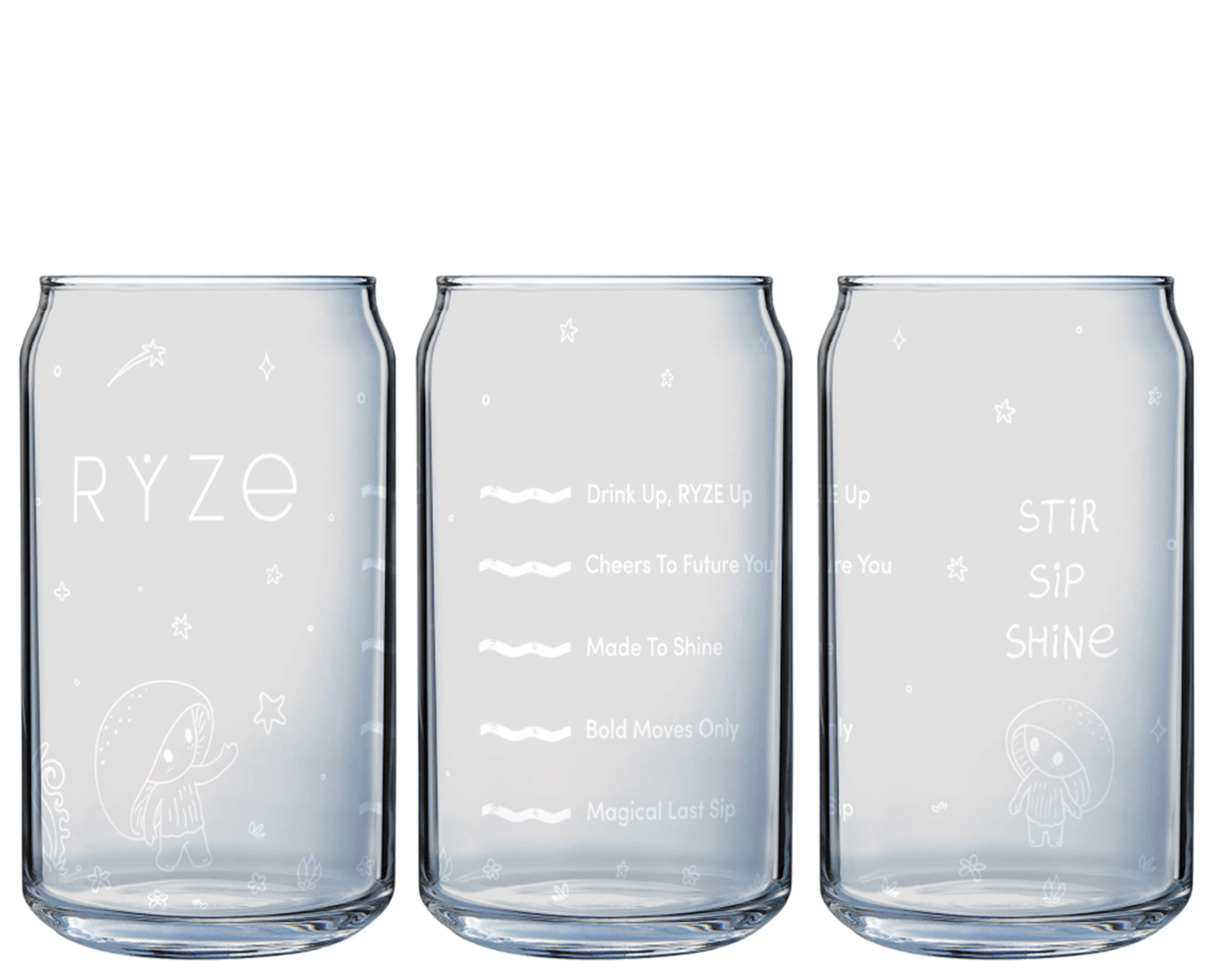 Iced Coffee Glass O5