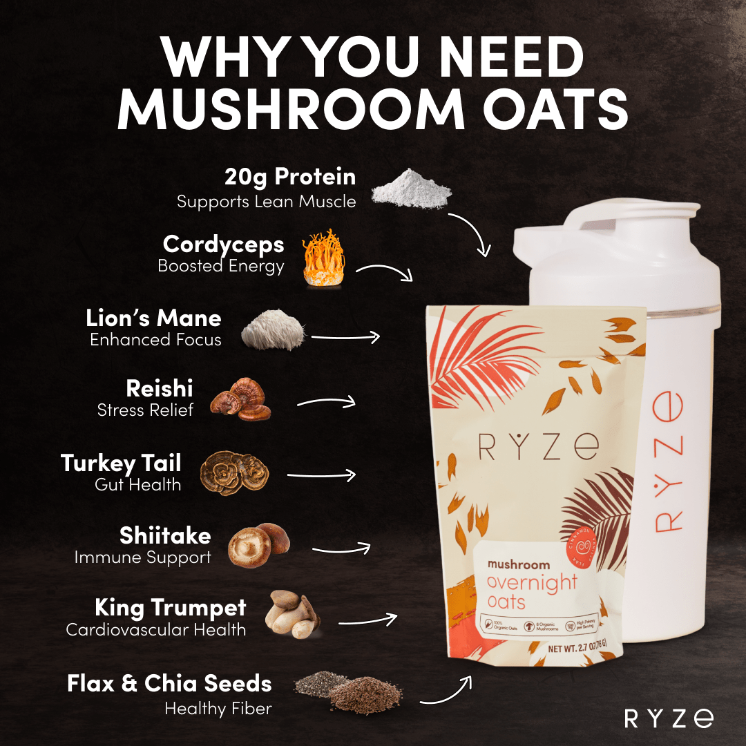 Mushroom Overnight Oats Pack (28 Servings) G0