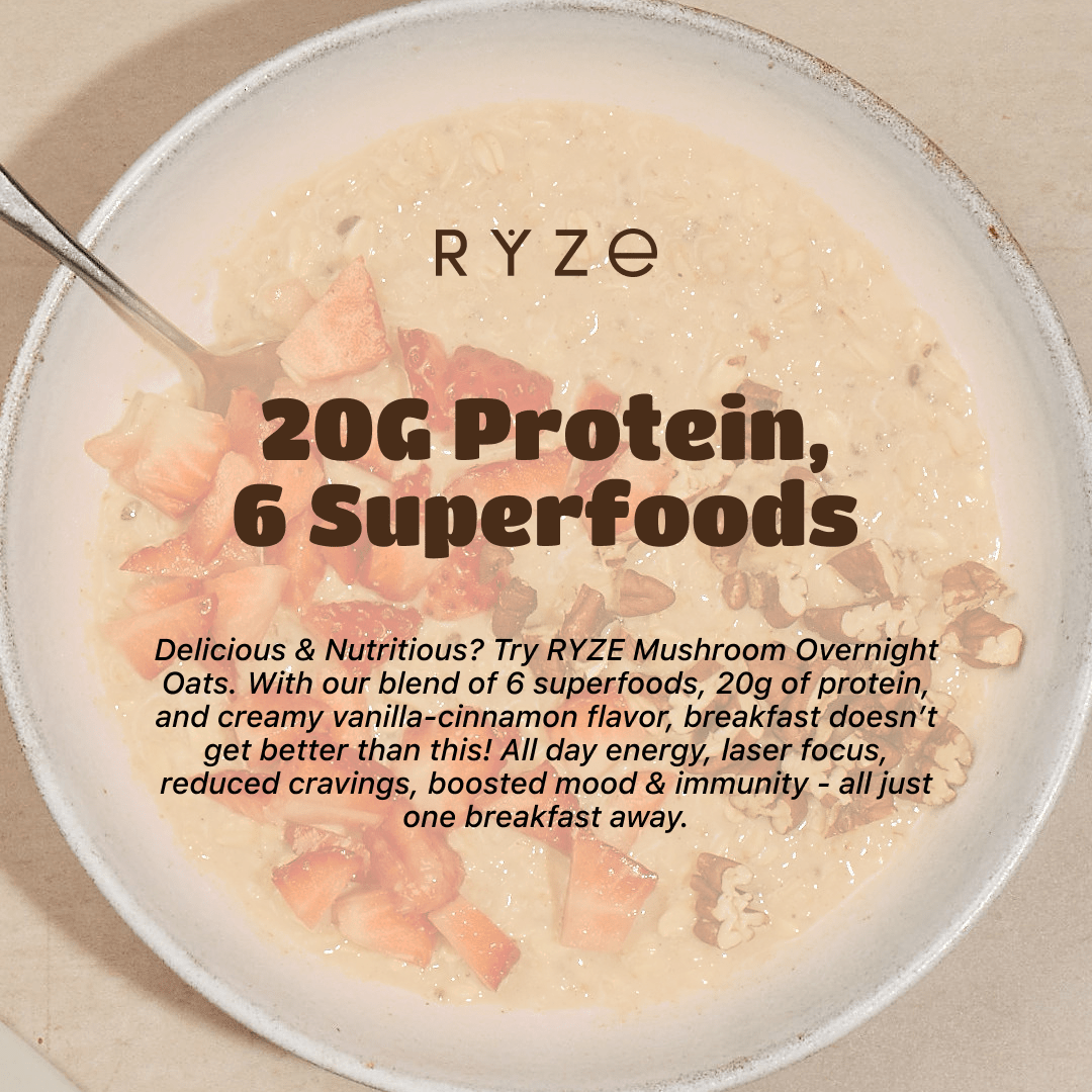 Mushroom Overnight Oats Pack (28 Servings) G0