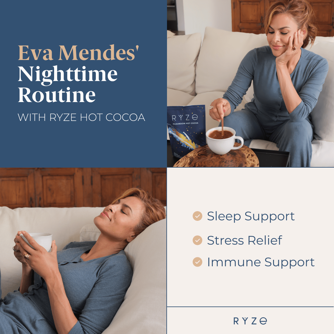 RYZE Hot Cocoa - with 6 Sleep Superfoods to Help Fall Asleep and Stay Asleep N3