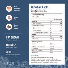 RYZE Hot Cocoa - with 6 Sleep Superfoods to Help Fall Asleep and Stay Asleep N3