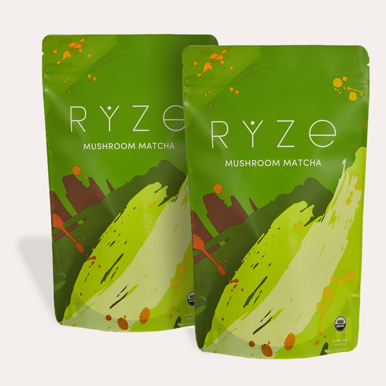 RYZE Organic Mushroom Matcha Starter Kit (60 servings) E1