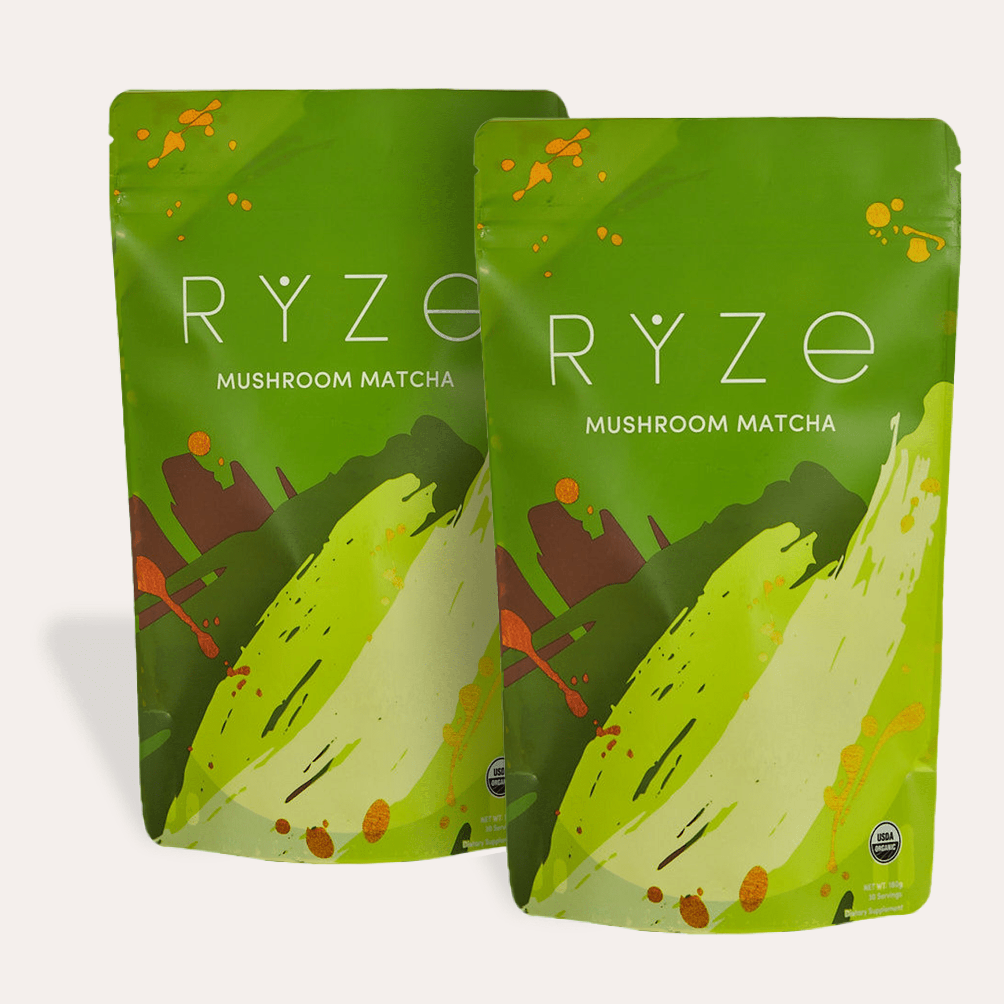 RYZE Organic Mushroom Matcha Starter Kit (60 servings) E1